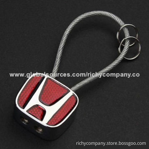 Metal Keychain for Honda Auto Car